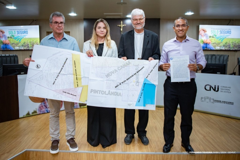 Diocese doa Gleba Cauamé à Prefeitura de Boa Vista abrindo caminho para regularização de mais de 1,1 mil&nbsp;imóveis