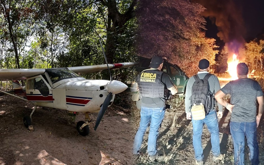 Ação integrada desativa aeronave usada no tráfico e garimpo ilegal em&nbsp;Roraima