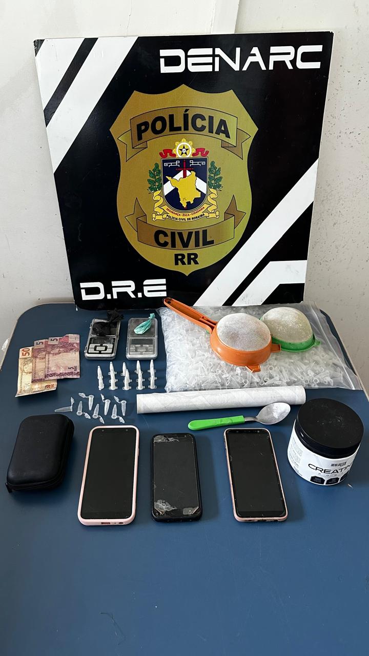 Polícia Civil prende mototaxista por tráfico de drogas na modalidade “disk-entrega”