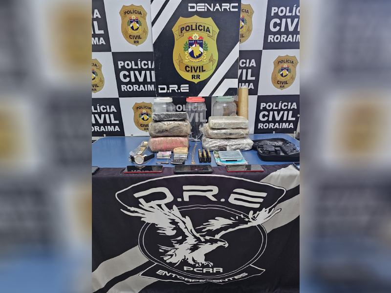 Polícia Civil de Roraima prende mulher venezuelana com seis quilos de drogas no bairro João de&nbsp;Barro