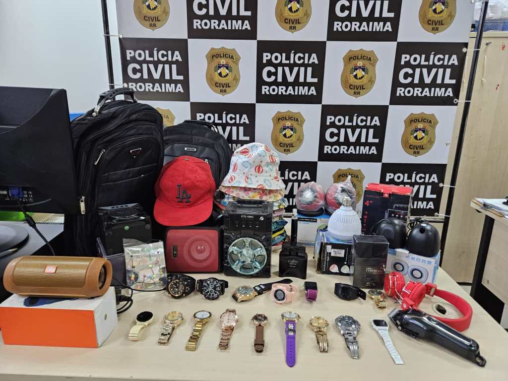 Polícia Civil prende dupla por receptação de produtos furtados e avaliados em R$ 40&nbsp;mil