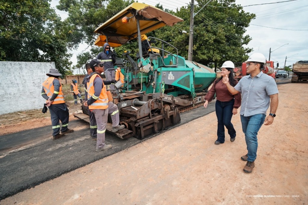 Arthur Henrique acompanha obras de infraestrutura em cinco bairros de Boa&nbsp;Vista