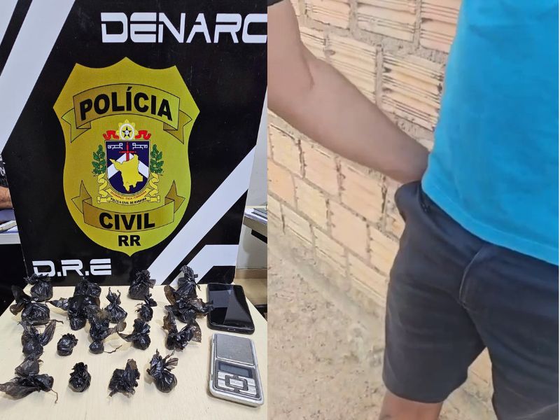 Homem é preso por tráfico de drogas durante operação no bairro São&nbsp;Bento