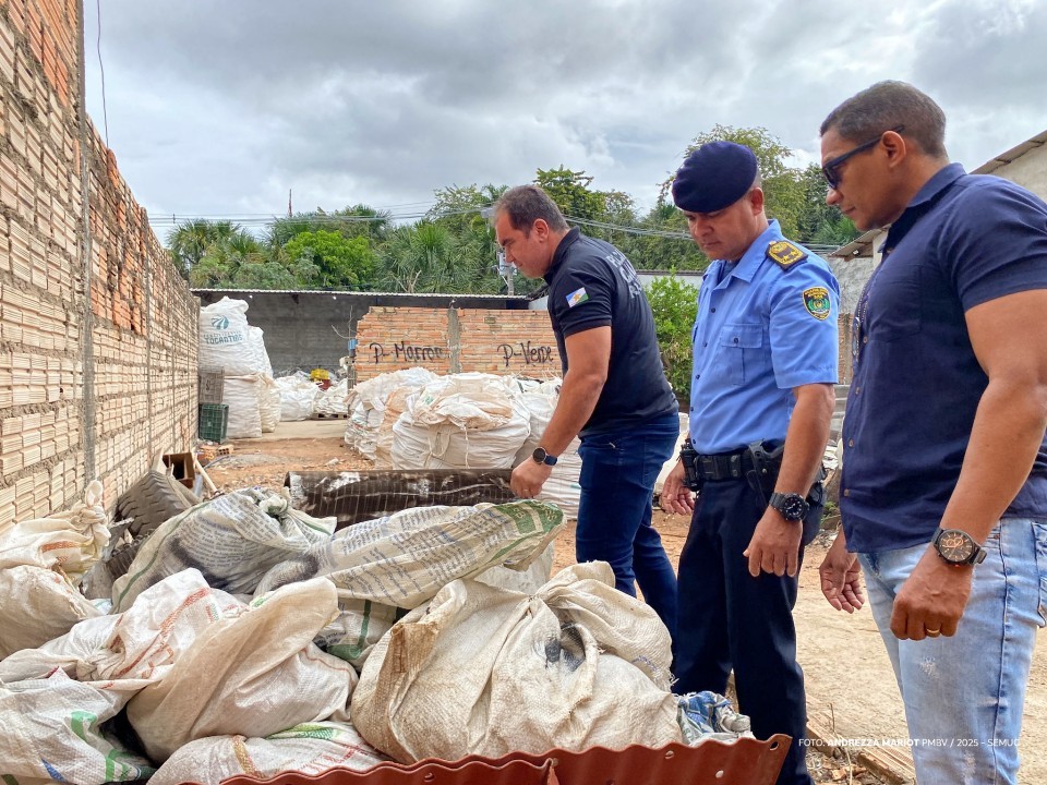 SUCATA – Prefeitura promove operação de fiscalização e combate a receptação de materiais&nbsp;ilegais
