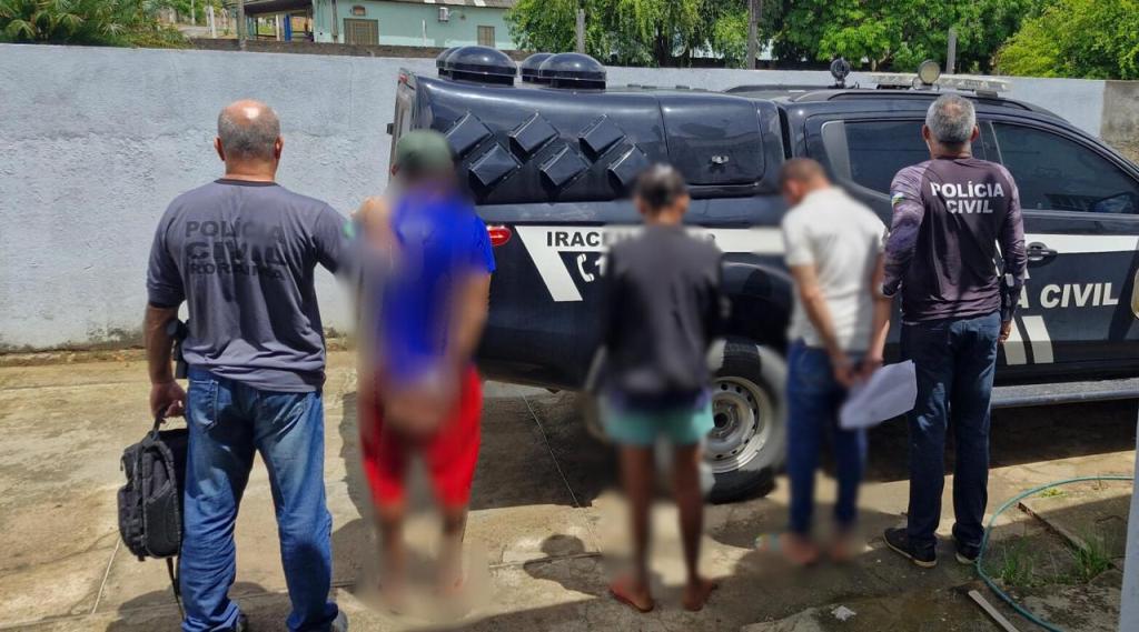 EM IRACEMA: Três pessoas são presas por tentativa de&nbsp;roubo