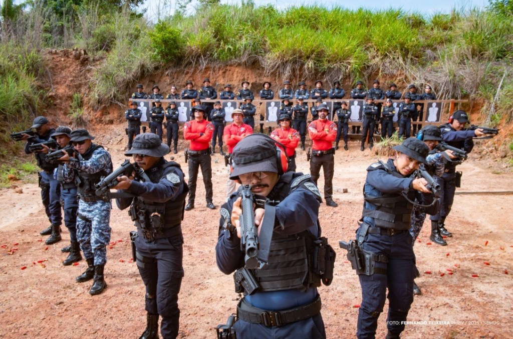 Guardas Municipais de Boa Vista recebem capacitação para uso de novos&nbsp;armamentos