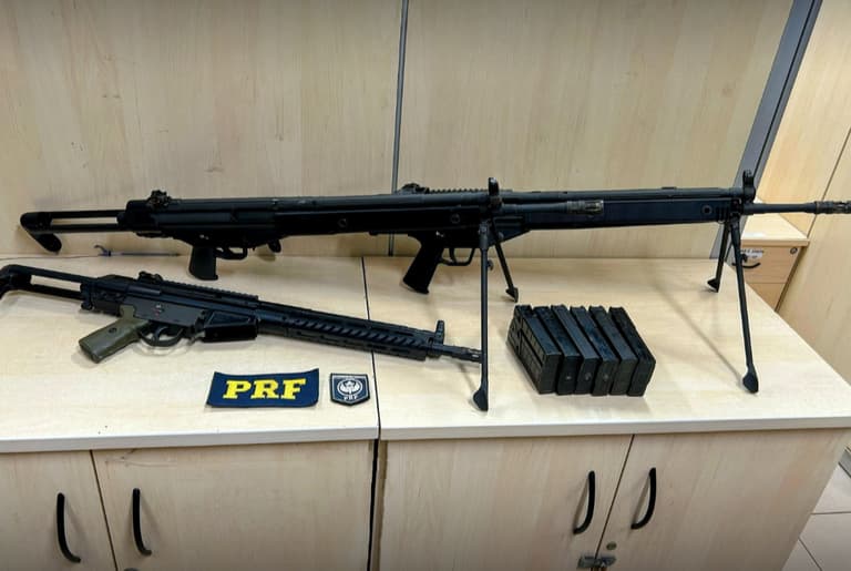PRF apreende três fuzis na BR 174 em Boa&nbsp;Vista-RR