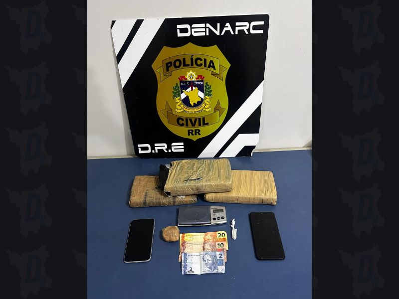 OPERAÇÃO NARKE 4: Polícia Civil de Roraima desarticula ponto de tráfico e prende três suspeitos ligados ao crime&nbsp;transnacional