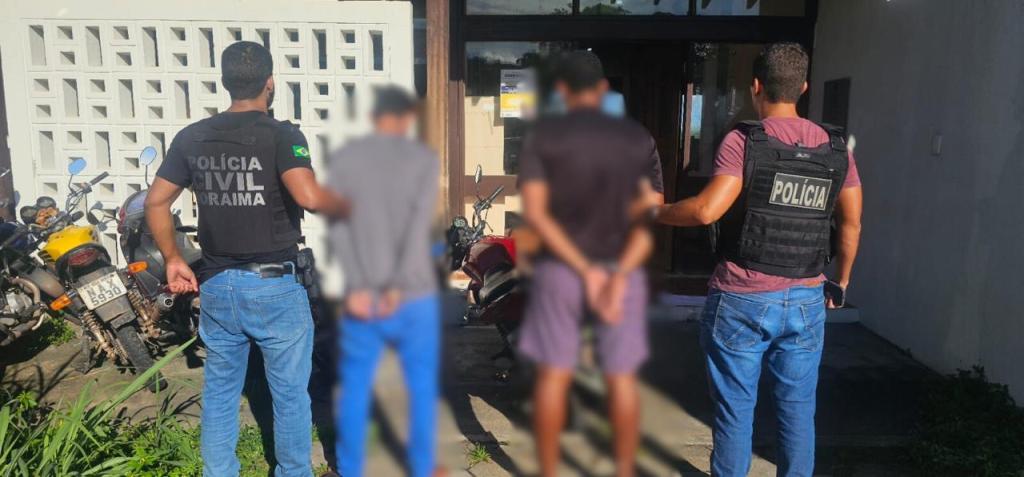 Polícia Civil prende dois homens envolvidos no furto de uma motocicleta no bairro Cidade&nbsp;Satélite