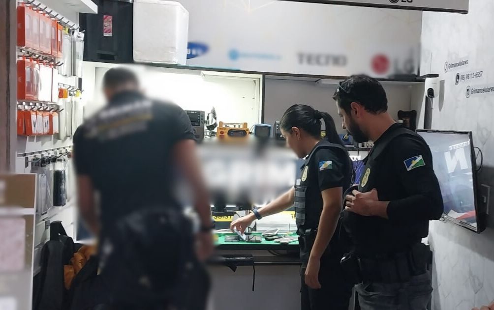 Polícia Civil desarticula ponto de venda de celulares de origem ilícita no Centro de Boa&nbsp;Vista