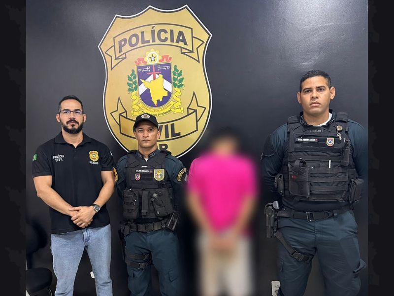 AÇÃO INTEGRADA: Forças de Segurança prendem suspeito de roubo e tráfico de drogas em&nbsp;Rorainópolis