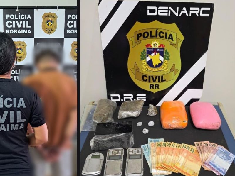 Polícia Civil de Roraima prende traficante em operação no bairro Cidade&nbsp;Satélite