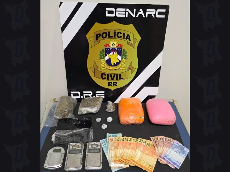 Polícia Civil deflagra operação e prende dois homens por tráfico de drogas e apreende dois quilos de&nbsp;skunk