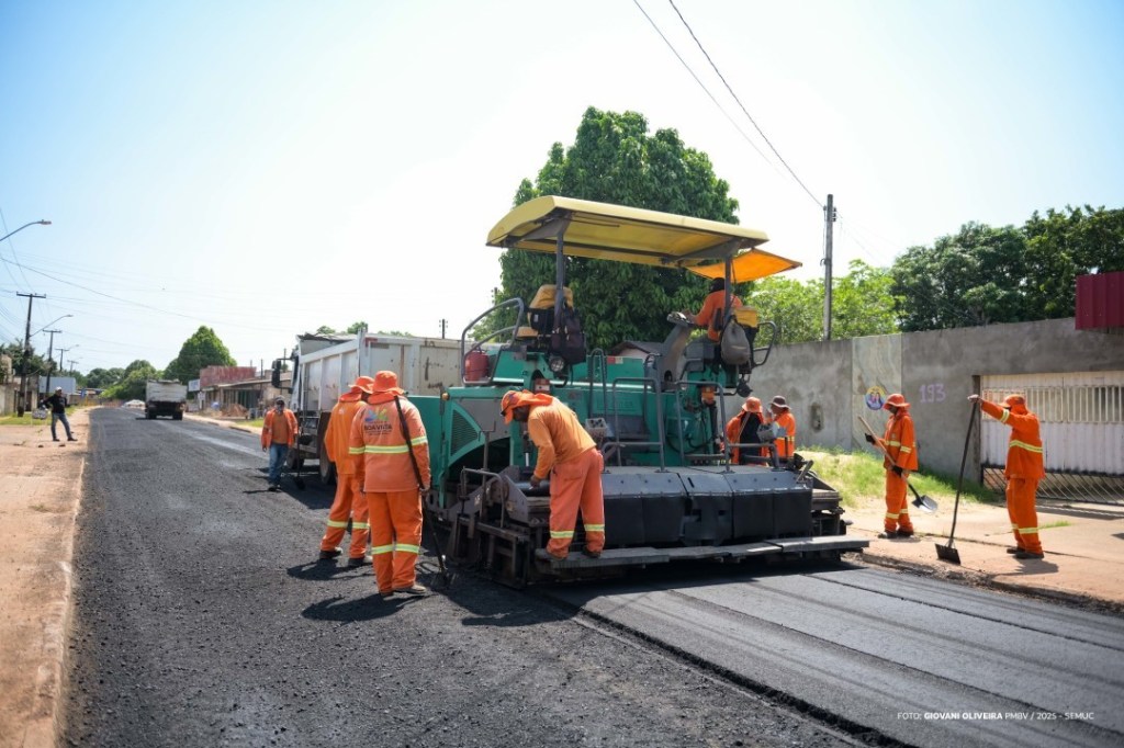 Bairro Laura Moreira receberá cerca de 2,8 km de novo&nbsp;asfalto