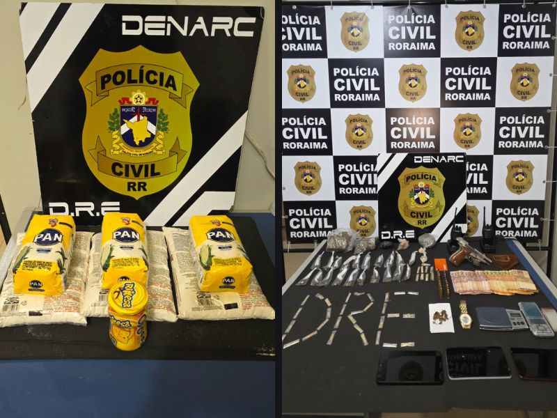 Polícia Civil reforça combate ao crime organizado em Boa Vista com prisões, armas e drogas&nbsp;apreendidas