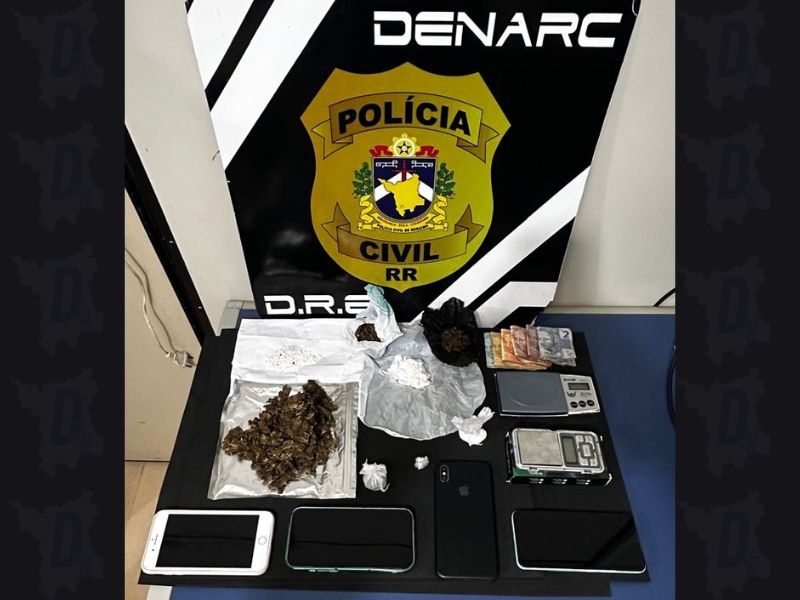 Polícia Civil desarticula ponto de venda de drogas em barbearia no Centro de Boa&nbsp;Vista