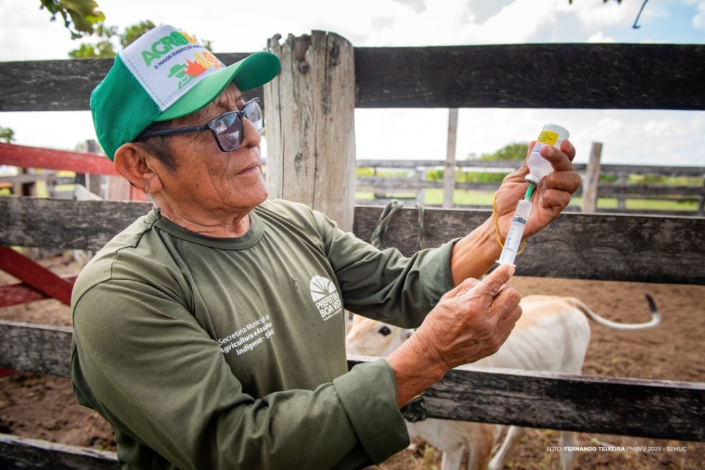BRUCELOSE – Prefeitura leva assistência técnica às comunidades indígenas e intensifica ação de imunização de&nbsp;rebanho