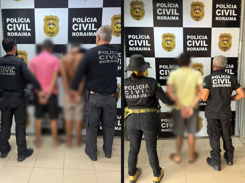 Polícia Civil prende grupo que se passava por policiais para cometer roubos em Boa&nbsp;Vista