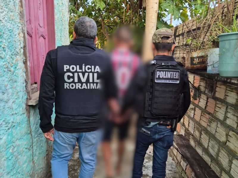 EM CARACARAÍ: Polícia de Roraima prende foragido do sistema prisional do&nbsp;Amazonas