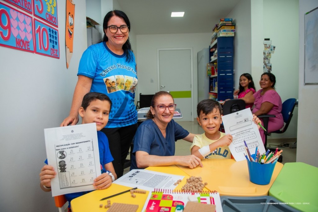 CLASSE HOSPITALAR – Hospital da Criança mantém rotina escolar de pacientes durante&nbsp;internação