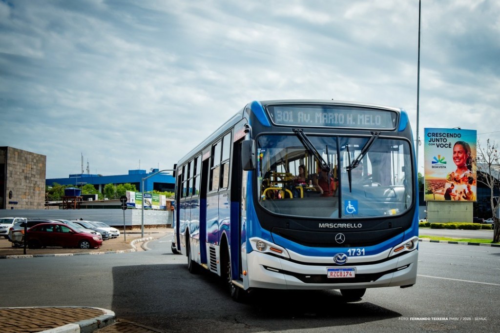 Transporte coletivo será gratuito em Boa Vista durante segundo turno das Eleições&nbsp;2026