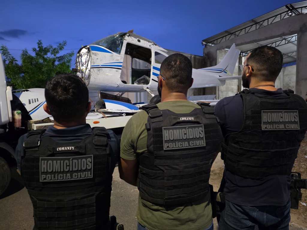 Polícia Civil prende quatro pessoas e apreende aeronave e combustível em investigação de&nbsp;homicídio